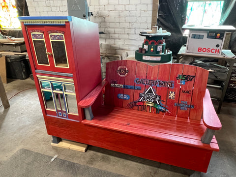 Macon Arts Alliance Library Bench